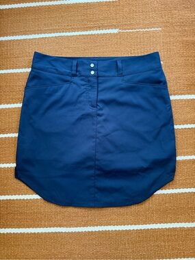 Adidas Golf Athletic Navy Blue Skirt Skort Size 4 Small